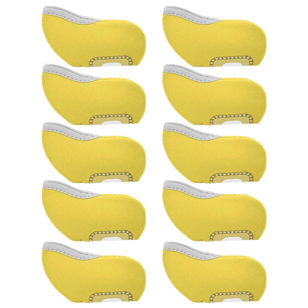10Pcs Golf Putter Head Cover Iron Club See Through Window Covers Putter Protector