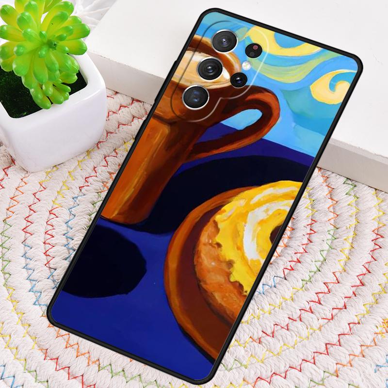 Donut Sweet Desert Coffee Phone Case for Samsung Galaxy Note 10 Pro S26 Ultra S23 S24 FE S25 S21 S22 PLUS Shockproof Cove