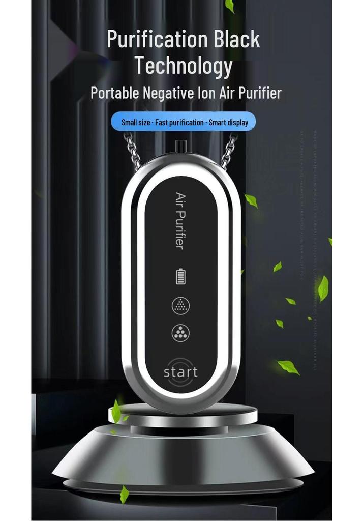 Portable Mini Necklace Air Purifier