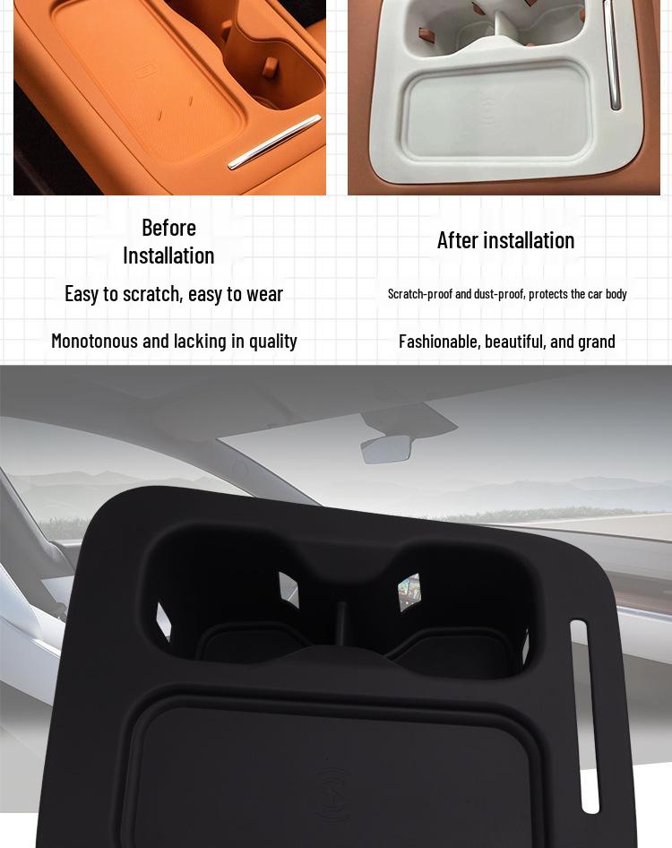Leapmotor C10 Wireless Charging Cup Holder for Center Console Accessories