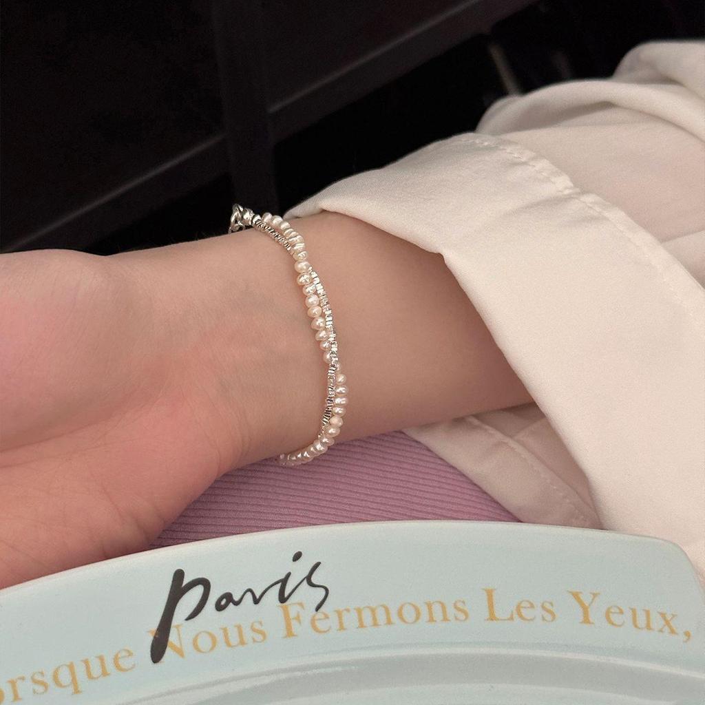 Women's Elegant Zircon Pearl Bracelet - Trendy, High-End, Light Luxury Fashion Jewelry