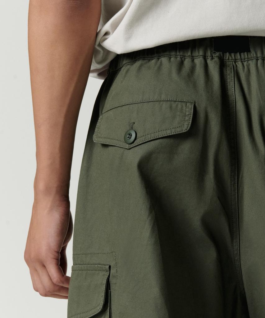 Musinsa Standard [City Leisure] Wide Belted Cargo Pants [Khaki]