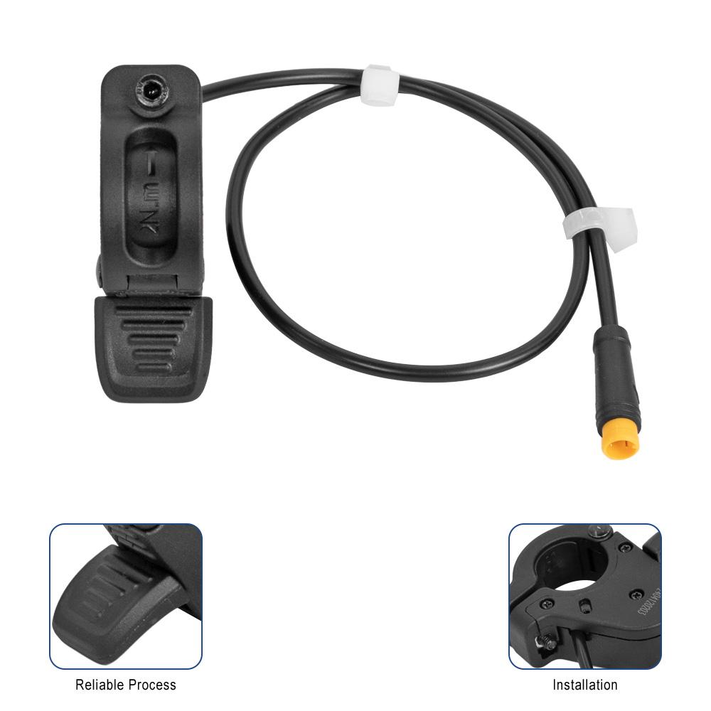 300X Throttle for Electric Bicycle Scooter Thumb Accelerator 24V 36V 48V 72V Right/Left Hand Universal Accessory Throttles 2