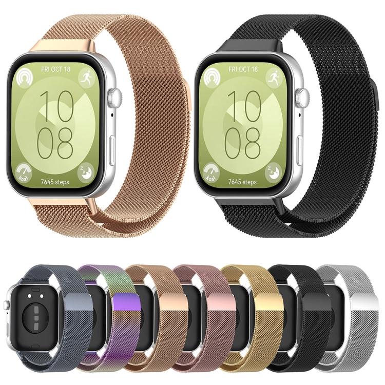 

Ремешок для часов Milanese Metal For Huawei Watch Fit3 серебряный