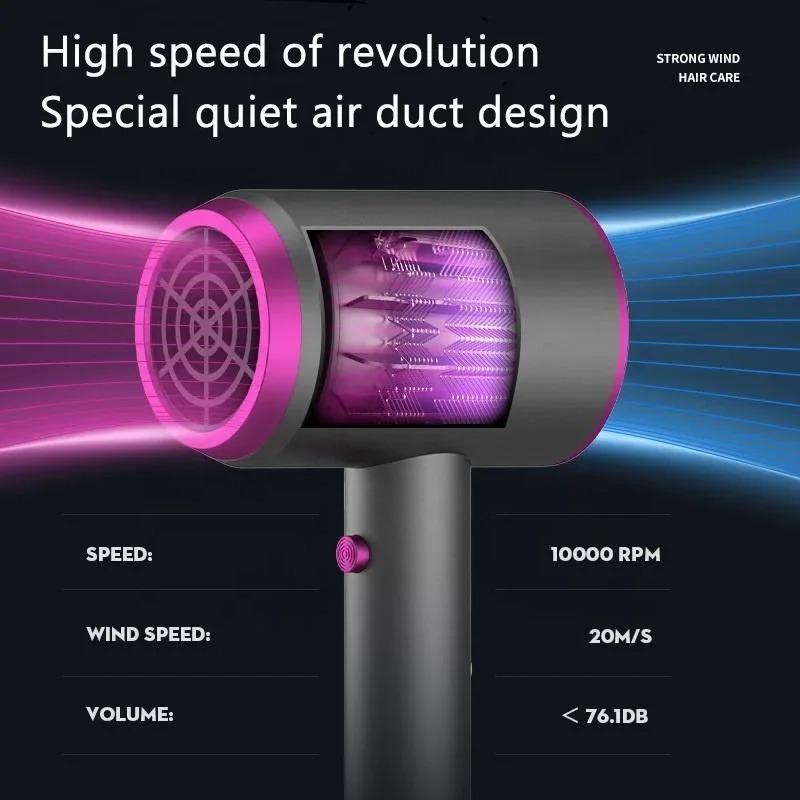 Xiaomi 2000W Salon Professional Hair Dryer Negative Ionic Fast Dry Low Noise Constant Temperature Blower For Home