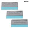 3Pcs Car Window Decal Film DIY Squeegee Window Tinting Tool 14cm 19cm 24cm 29cm Suede Glass Water Wiper Car Accessories