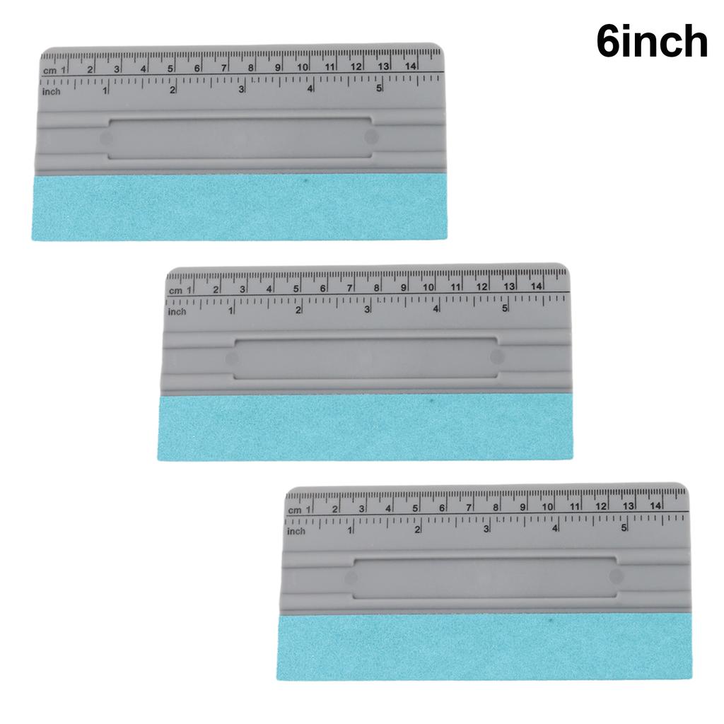 3Pcs Car Window Decal Film DIY Squeegee Window Tinting Tool 14cm 19cm 24cm 29cm Suede Glass Water Wiper Car Accessories