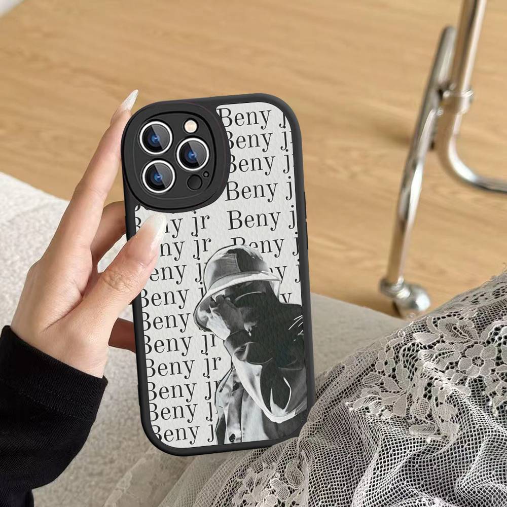 Classic Singer B-Beny J-Jr Phone Case For IPhone 16 15 14 11 12 13 Pro Max Plus Back Leather Shell