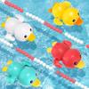 Bath Toy Cute Swimming Duck Bath Toys for Toddlers 1-3 Floating Wind Up Toys for Boy Girl New Born Baby Bathtub Toddler Toy Gift