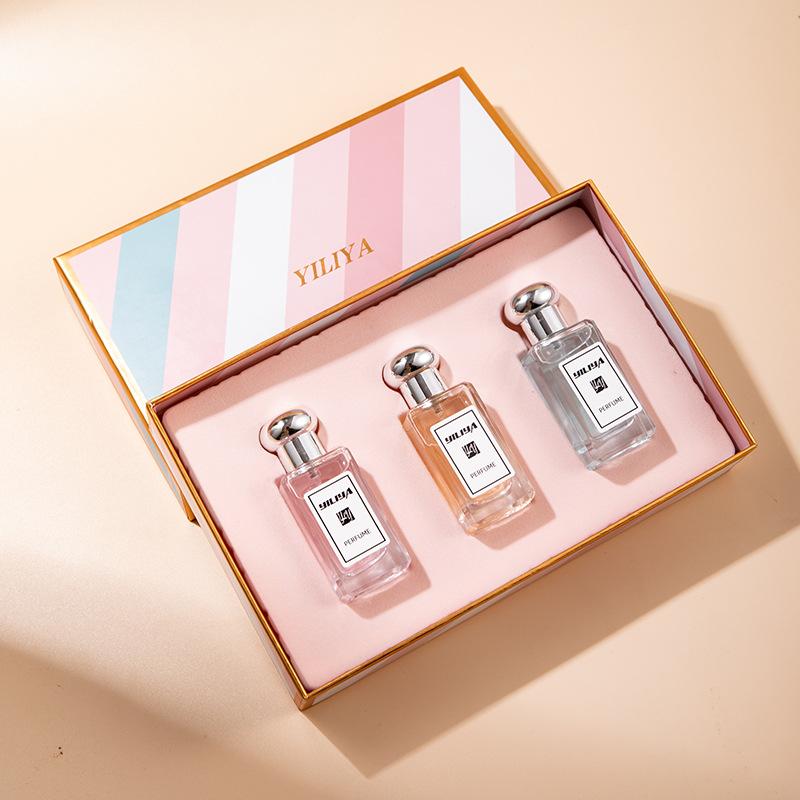 Women's Perfume Gift Box Beautiful Girl Three-piece Set Women's Fragrance Lasting Light Fragrance Fresh Set