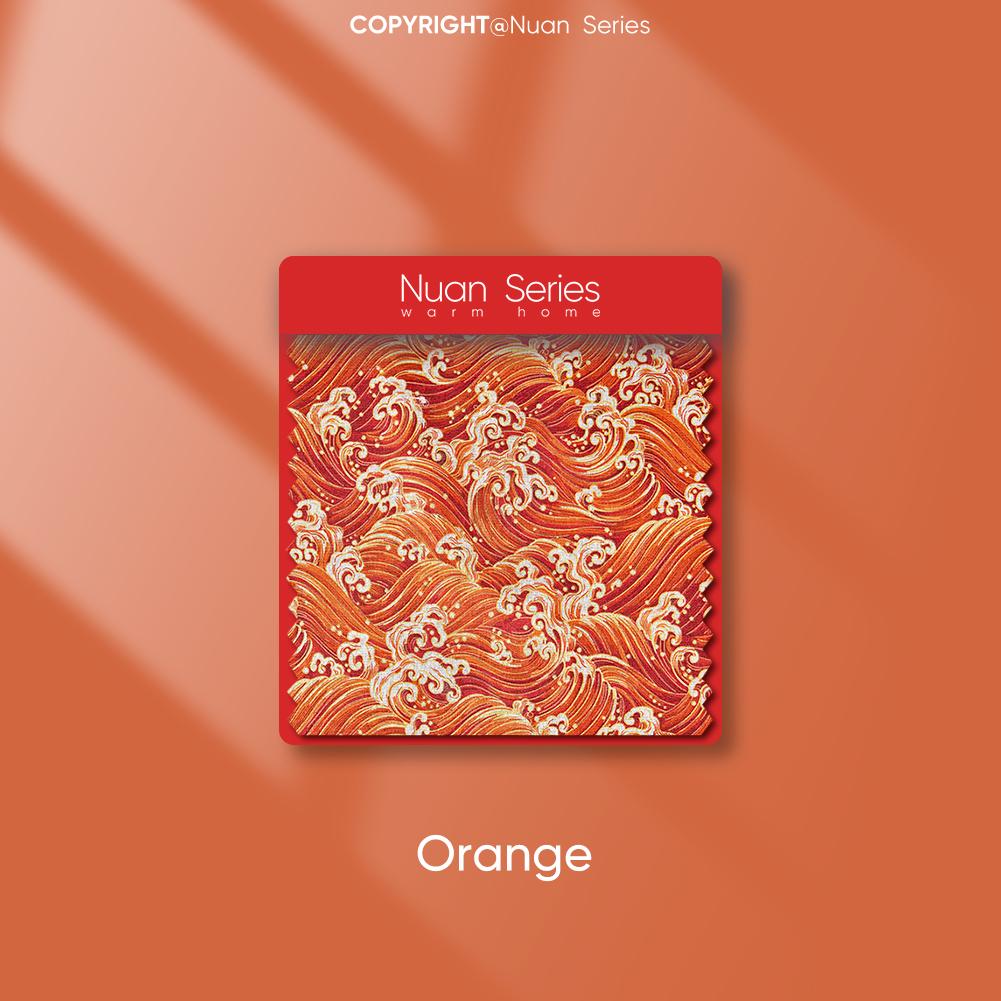 

1 шт., популярные модные и универсальные японские хлопковые льняные шторы с кисточками и принтом для небольших окон, балконов, дома, серии Dceor Nuan W150cm x L60cm оранжевый