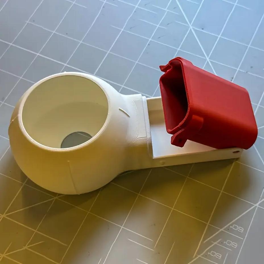 1 Pcs Rotary Nozzle Drill Dust Collector - Rotating Tilt Design Keeps Dust Contained Efficient & Easy Clean For DIY/Construction