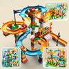 Big Size Marble Race Run Building Blocks Funnel Slide Blocks Constructions Figures Bricks Educational Toys For Children Gifts