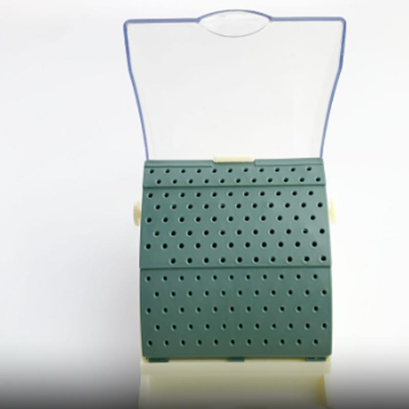 142 Holes Dental Burs Box Autoclave Sterilizer Dentist Tools Drill Case Plastic Instrument Holder Disinfection