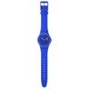 Swatch Men's Bio-Sourced Cobalt Disco Quartz Watch, Blue, Quartz Wristwatch.