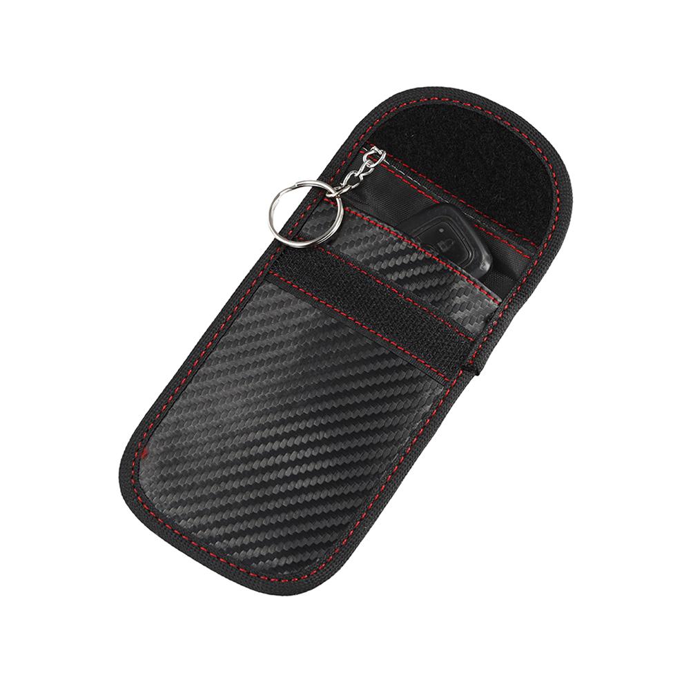 Car Key Signal Blocker Case Faraday Cage Fob Pouch Keyless Rfid Blocking Bag Car Accessories Anti-scan Anti-magnetic Card Holder