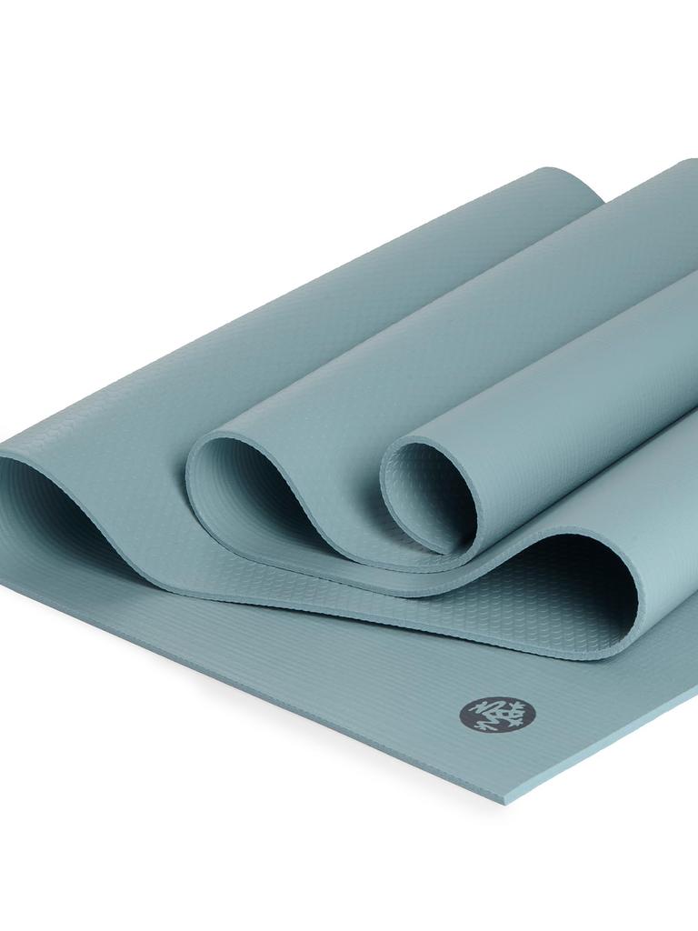 Manduka 5mm PROlite Yoga Training Exercise Mat Blue Lotus Mat, Thick, High-Density, Non-Slip, Durable, Soundproof, Mat, /