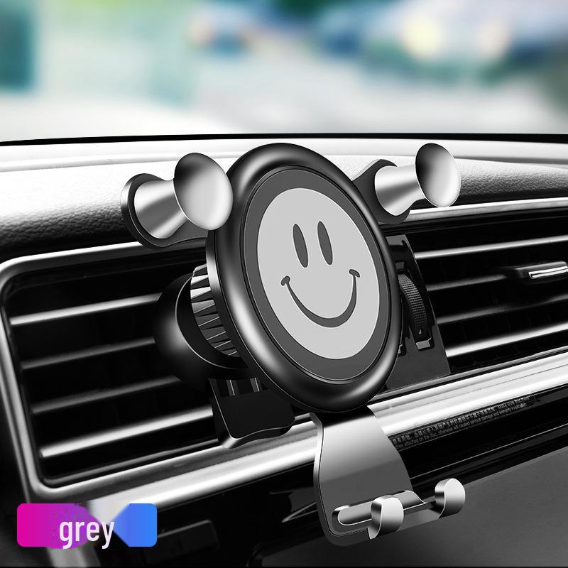 Uniwersalny uchwyt samochodowy na telefon z wylotem powietrza o konstrukcji grawitacyjnej do nawigacji i telefonów komórkowych