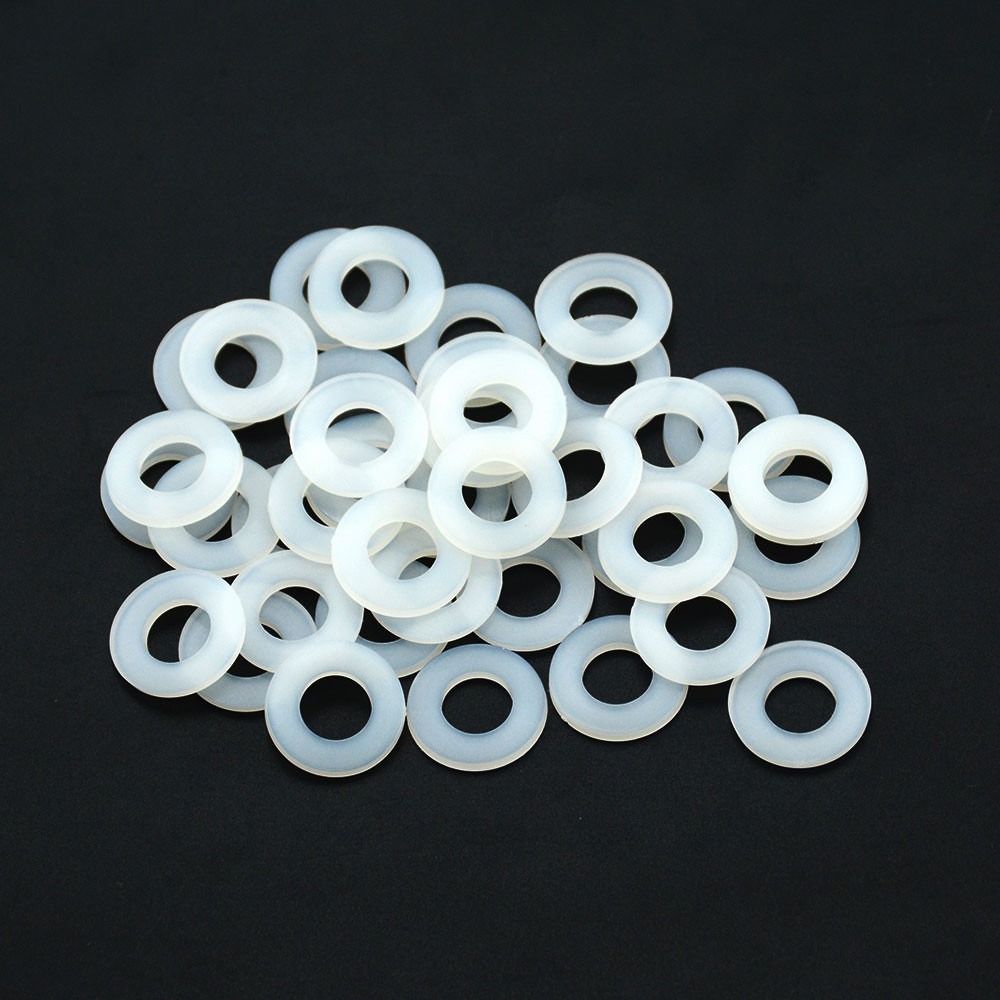 500Pcs 8 Sizes Plane Spacer Seals O Ring Assortment Kit Insulation Gasket Ring New Nylon Washer