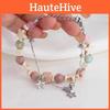 Fashionable Star Alloy Bracelet For Women Stylish Layered Design Friendship Beaded