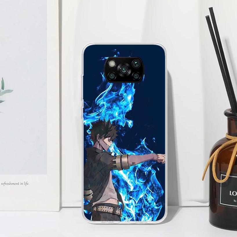 My Hero Dabi Bnha Phone Case For Xiaomi Poco X7 X6 X5 M7 M8 Pro F7 Ultra Redmi 15C 15 13C 13 12C 12 10 10C 10A Art Fundas Poco X
