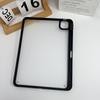 Tablet Case For iPad Air 13 (2025)/(2024)/Pro 12.9 (2022)/(2021)/(2020)/(2018),Acrylic+PC Matte Cover with Pencil Holder