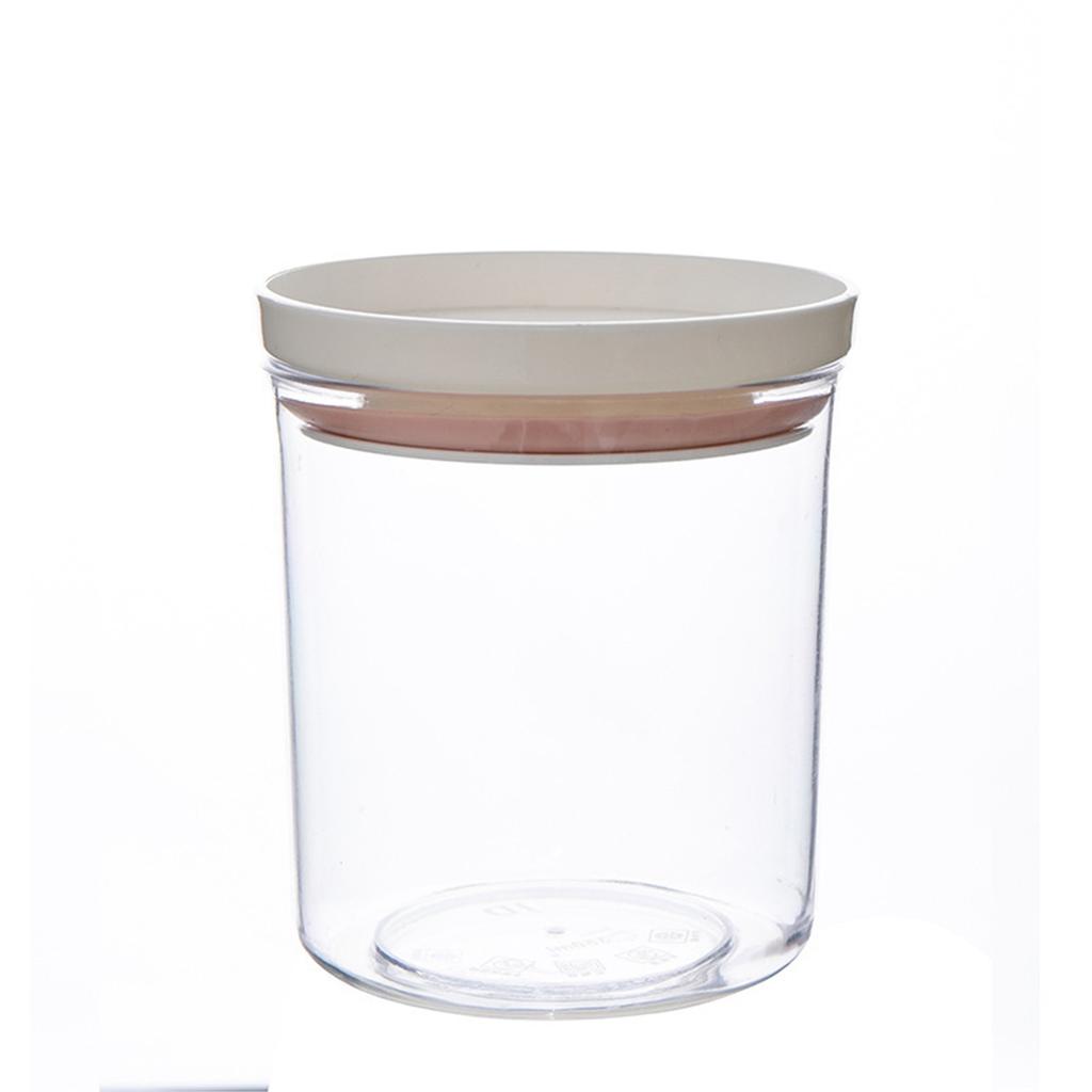 Plastic Airtight Food Container Sealing Storage Canister With Lid Cereal Seasoning Jar Sealed Flour Tank Kitchen Supply