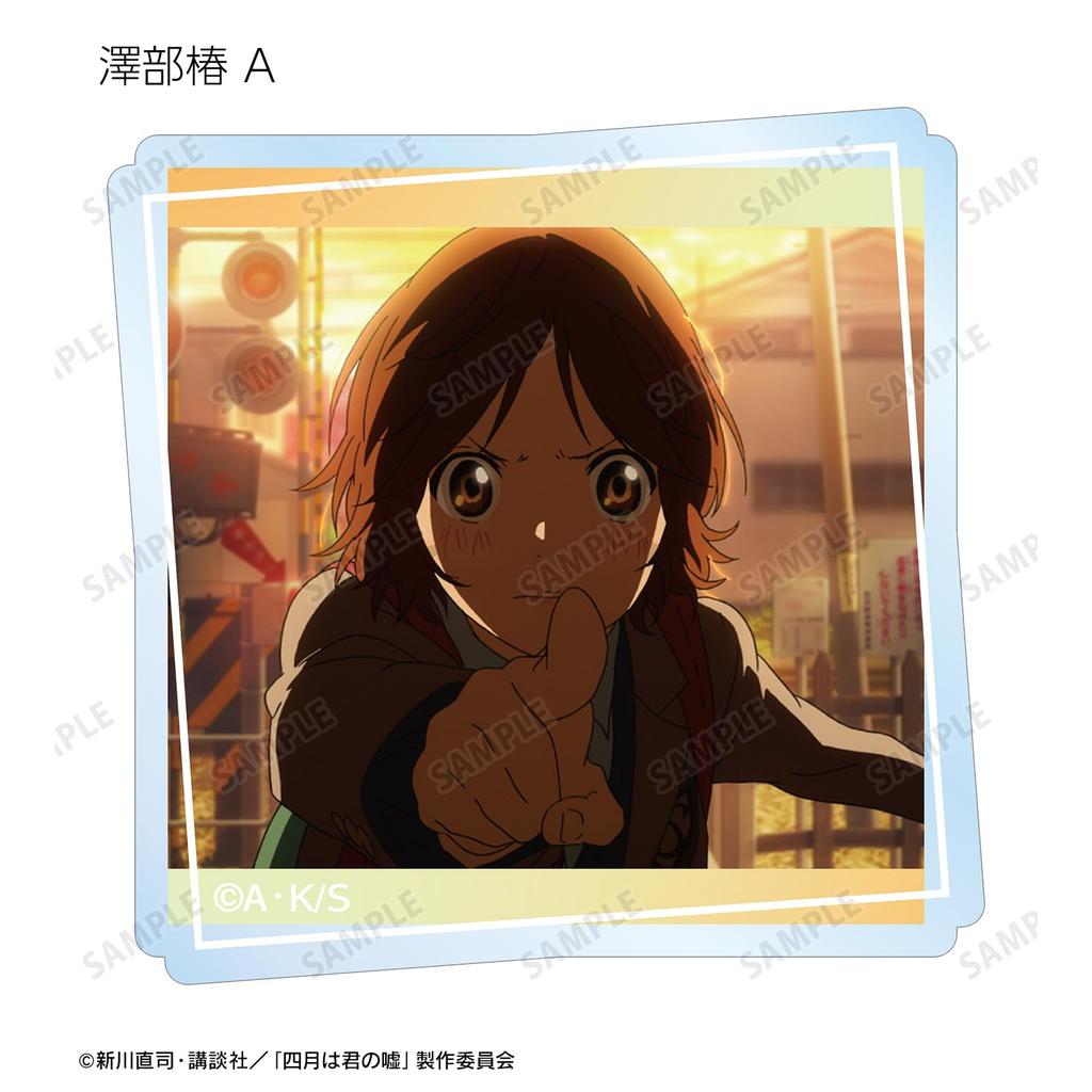 TV Anime "Your Lie In April" Trading Scene Acrylic Stickers Box of 18