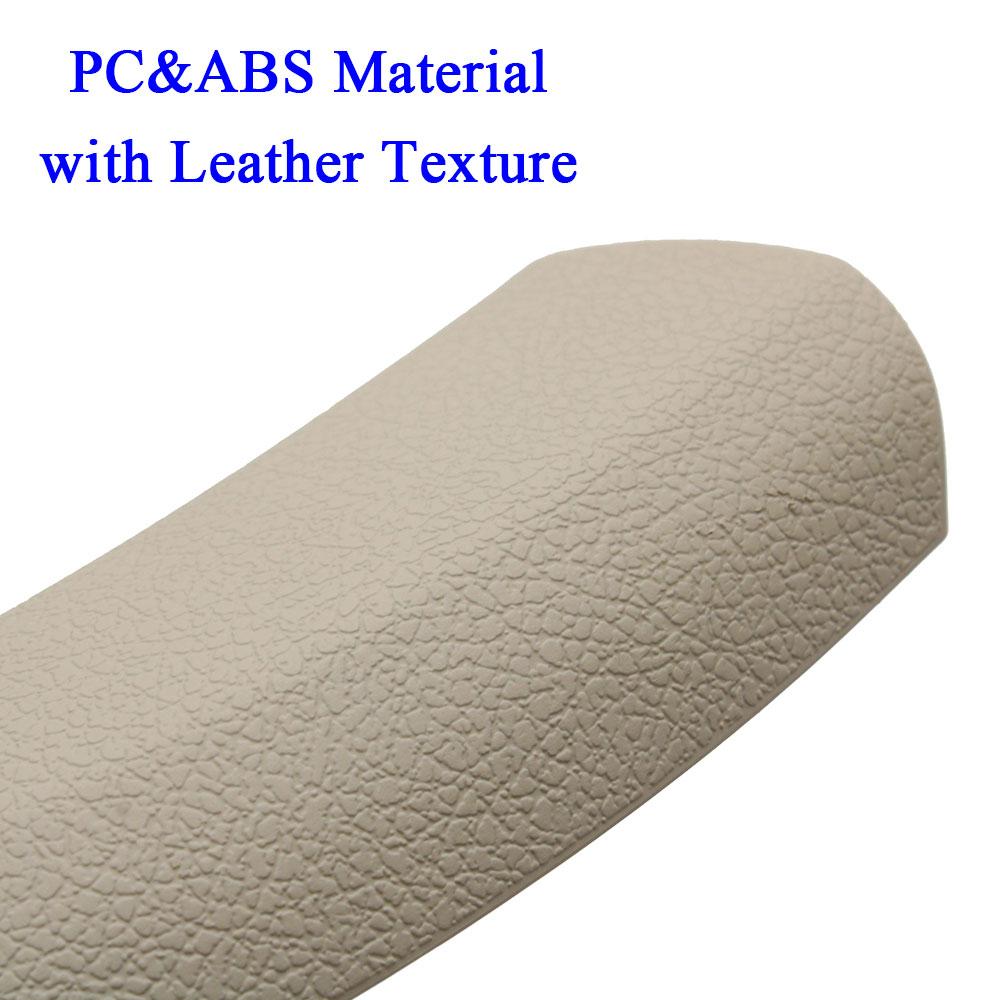 LHD RHD Carro Interior Porta Preto Bege Carbono Esquerdo Direito Puxador Cobertura Externa Acabamento Substituição Para BMW X1 X2 F48 F49