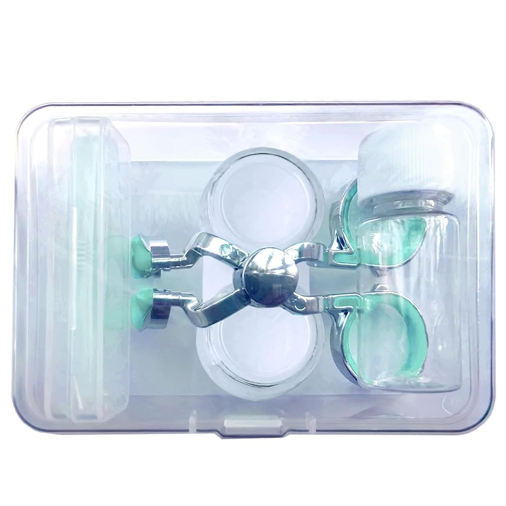 ZiSyouMa Soft Contact Lens Applicator Set with Eyeglass Clip, Portable, Clear Care