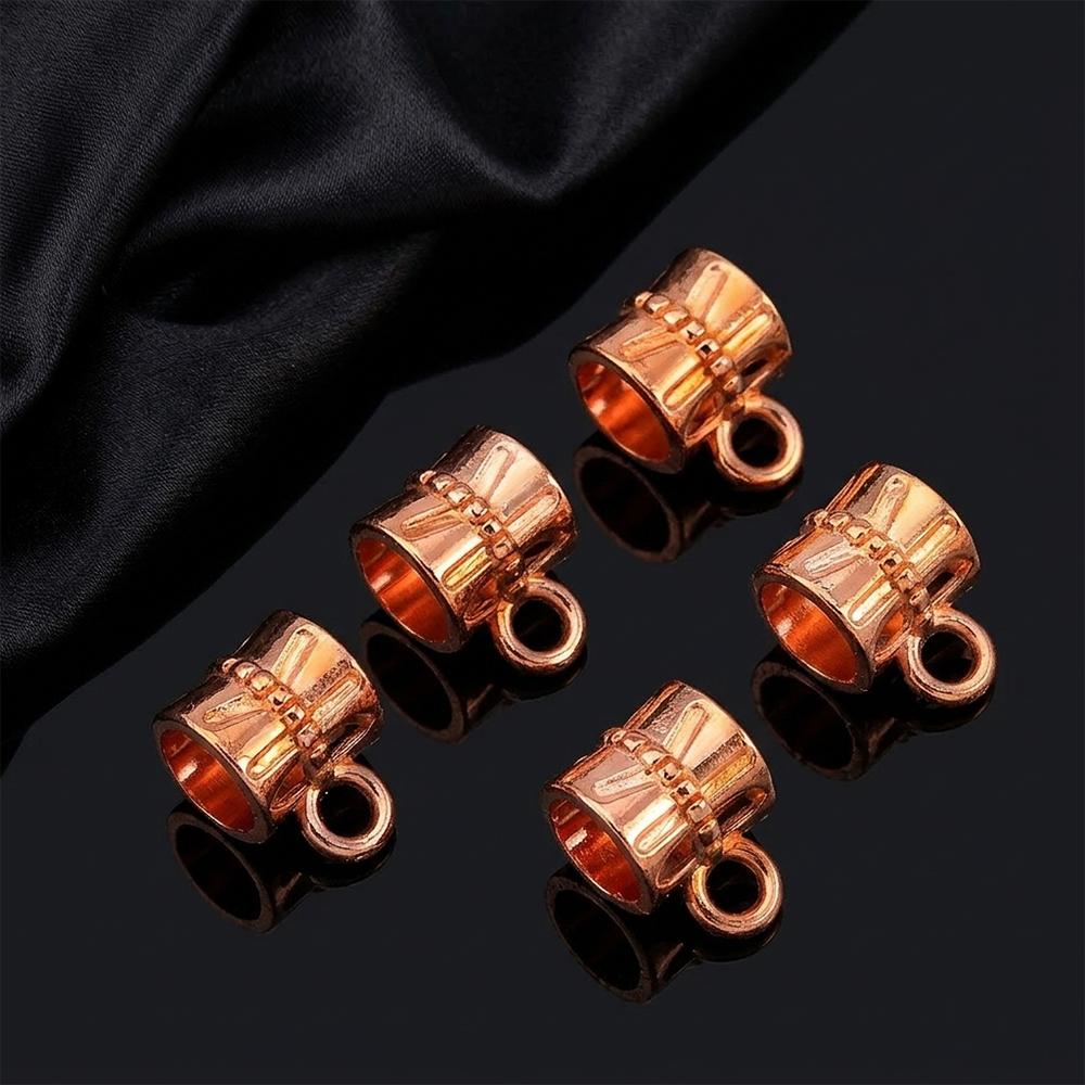 Retro Antik Bronze Hüftperlen DIY Großes Loch Metallverbinder Dreieckige Perlen Passend für Charm-Armbänder Halsketten Anhänger Schmuckherstellung