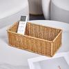 Imitation Rattan Wooden Storage Basket