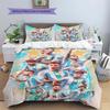 Argentina National Football Team Pattern Bedding,Quilt Set Quilt Cover Pillowcase Home Birthday Gift(1 * duvet cover + 2 * pillowcase, without core)