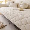 New Minimalist and Thickened Sofa Cover Fabric One-piece Anti Slip Straight Row Sofa Cushion Cover for Autumn and Winter Seasons