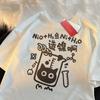 Voice Call Cat Japanese Style T Shirt Men Women Fashion Tshirts Summer Tops Cotton Loose Street Hip Hop T-Shirts 5XL