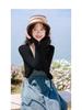 Women's 2024 Summer French Retro Denim Knot Cardigan & Camisole Dress Set