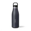 IRIS OHYAMA HUGEL Vacuum Insulated Charcoal Excellent Integrated Dishwasher Ideal for Outdoor and Sports Mug, 500ml, Gray, Cold/Hot Insulation, Lid,