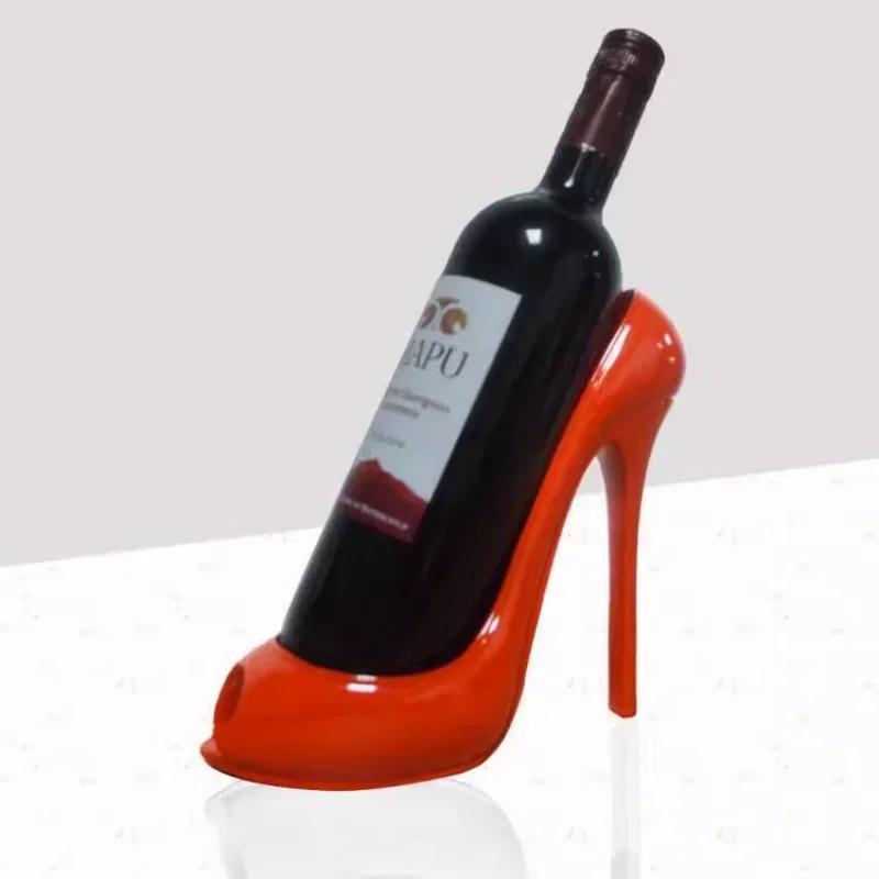 Creative High-heeled Shoes Wine Rack Home Living Room Table Decorations Ornaments To Send Friends Gifts Living Room Decoration