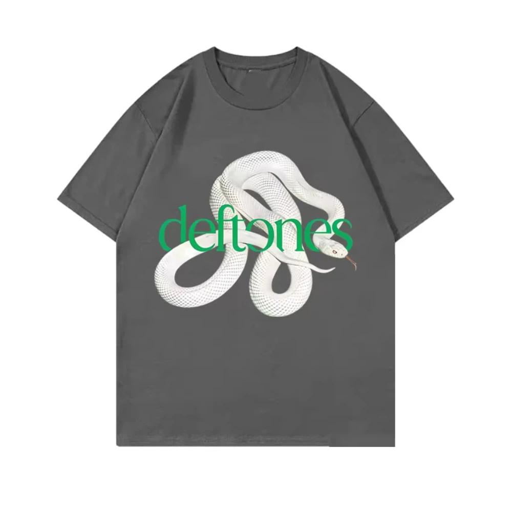 Deftones Graphic Print Tshirts Summer Fashion Streetwear Funny Casual Tops for Women Unisex Oversize ONeck Short Sleeve Tshirts