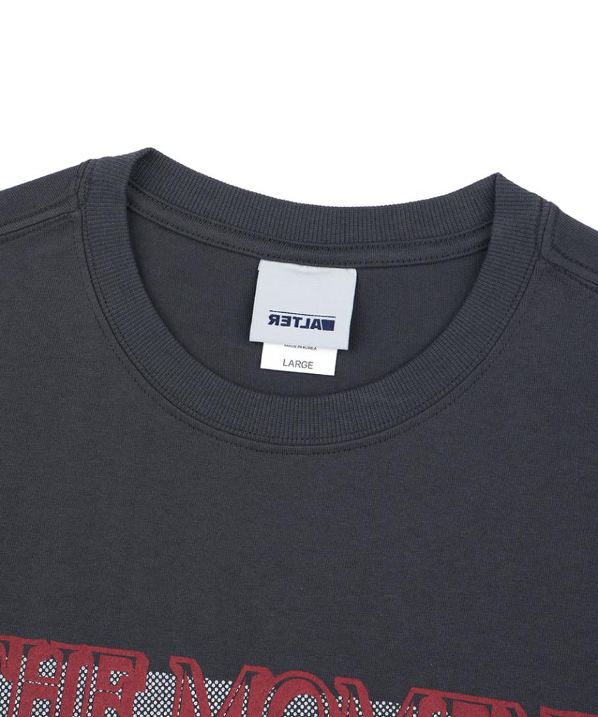 ALTER STUDIO Fade Memory Print T-Shirt_Charcoal