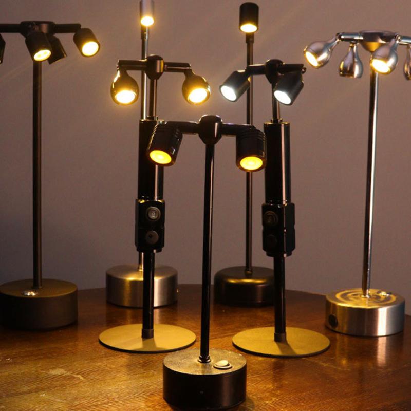 

Ночник, Беспроводная настольная лампа с контактным основанием, Встроенный аккумулятор емкостью 2000 мАч, Регулируемая яркость,