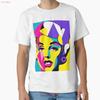 Woman Pop Art Classic T Shirt Made In US AUS Size S 2XL Vintage Washed Stretched Casual Breathable Stylish Graphic Homme Unisex