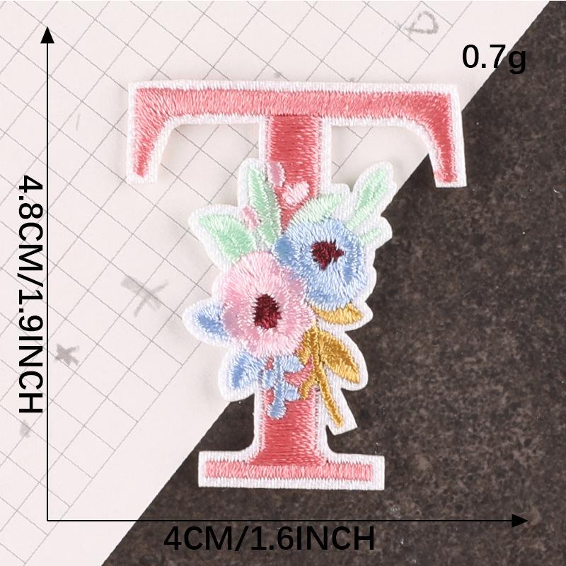 Embroidery Logo Cartoon Badge English Letter Patch Accessories Hand Account Diy Accessories Embroidery Sticker Cloth Sticker