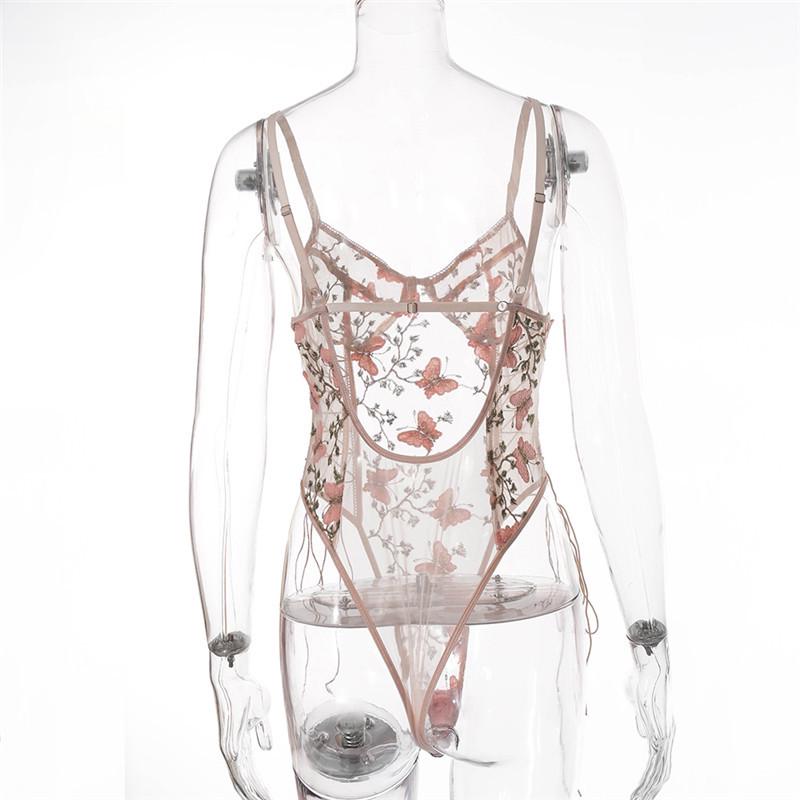 2021 Butterfly Lace Bodysuit - Sexy Lingerie Suspender