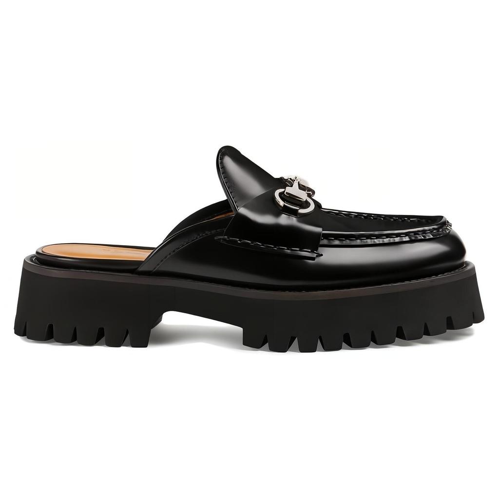 Gucci Mocassino da donna Horsebit 'Nero' Donna 764207 DS800 1000