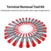 26 Pcs Terminal Removal Tool Kit For Replaces Universal Vehicle Wire Harness Pin Connector Release