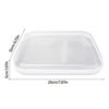 Transparent PVC Zippered Storage Box for Home Organization Durable Stackable Clear Container