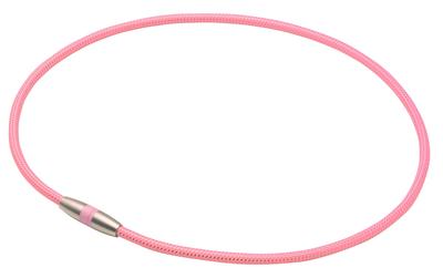 Phiten RAKUWA Magnetic Titanium Necklace 45cm Light Pink Women's