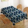 Christmas Pattern Table Stain Resistant Decorative Washable Polyester Tablecloths For Dining Table Parties And Wedding