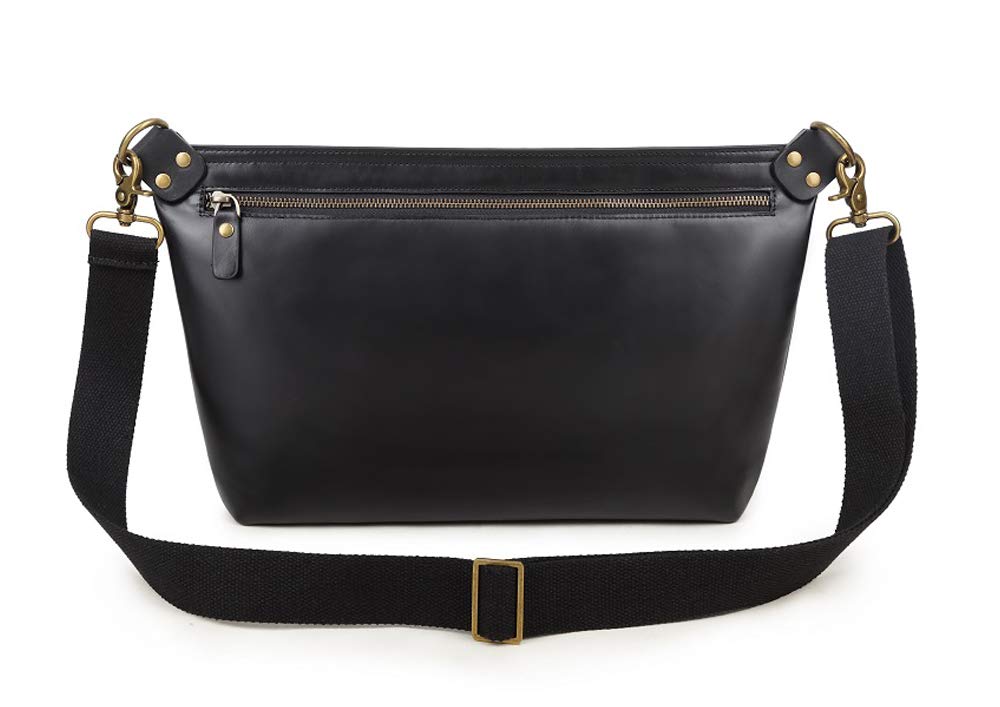 

Crossbody Shoulder Bag Leather Genuine Leather Zipper Brand Popular Small Travel 011 [Kimura handmade] Men s Women s (TA011)